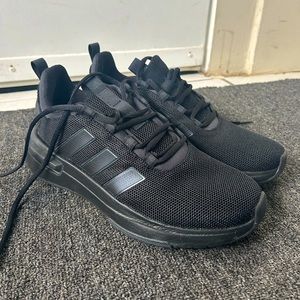 Adidas all black womens shoe
